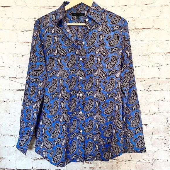 Banana Republic paisley Dillion shirt - Picture 1 of 6